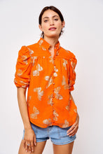 Load image into Gallery viewer, Ciebon Metallic Ruched Shirt
