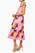 Load image into Gallery viewer, Abstract Print Apron Dress
