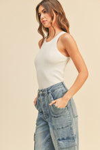 Load image into Gallery viewer, Classic Ribbed Tank - White
