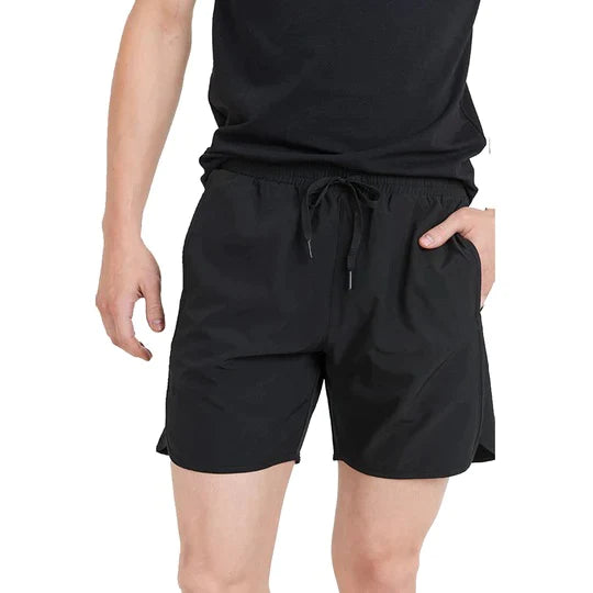 Mono B Mens Wave Accent Shorts - Black