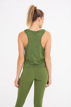 Load image into Gallery viewer, Racerback Flowy Tank - Green
