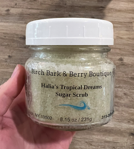 Birch Bark Berry Boutique Halia's Tropical Dreams Sugar Scrub